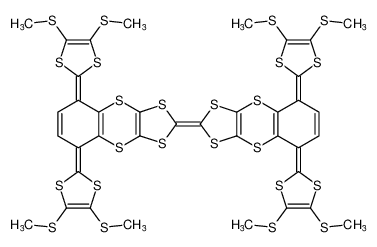 5,5',8,8'-tetrakis(4,5-bis(methylthio)-1,3-dithiol-2-ylidene)-5,5',8,8'-tetrahydro-2,2'-bibenzo[b][1,3]dithiolo[4,5-e][1,4]dithiinylidene CAS:287924-82-7 manufacturer & supplier