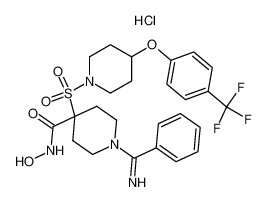 N-hydroxy-1-(iminophenylmethyl)-4-[[4-[4-(trifluoromethyl)phenoxy]-1-piperidinyl]sulfonyl]-4-piperidinecarboxamide, monohydrochloride CAS:287951-89-7 manufacturer & supplier