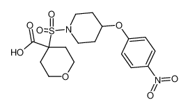 tetrahydro-4-[[4-(4-nitrophenoxy)-1-piperidinyl)sulfonyl]-2H-pyran-4-carboxylic acid CAS:287952-59-4 manufacturer & supplier