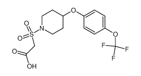 [[4-[4-(trifluoromethoxy)-phenoxy]-1-piperidinyl]sulfonyl]acetic acid CAS:287952-72-1 manufacturer & supplier