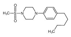 1-(4-pentyl-phenyl)-4-(methylsulfonyl)piperazine CAS:287953-30-4 manufacturer & supplier