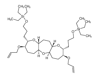 (2R,3S,5aR,6aS,9R,10S,11aR,13aS)-3,9-Bis-allyloxy-2,10-bis-(3-triethylsilanyloxy-propyl)-tetradecahydro-1,6,11-trioxa-cyclohepta[b]heptalene CAS:287959-17-5 manufacturer & supplier