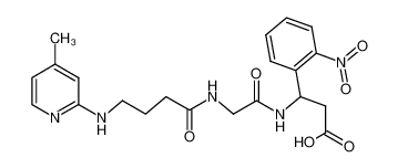 3-{2-[4-(4-methylpyridin-2-ylamino)butyrylamino]acetylamino}-3-(2-nitrophenyl)propionic acid CAS:287959-43-7 manufacturer & supplier