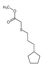 (3-Cyclopentyl-propyl)-mercapto-essigsaeure-methylester CAS:28796-80-7 manufacturer & supplier