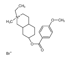 (4aS,7R,8aR)-2-Ethyl-7-[(4-methoxybenzoyl)oxy]-2-methyldecahydroi soquinolinium bromide CAS:28798-19-8 manufacturer & supplier