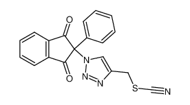 2-phenyl-2-(4-thiocyanatomethyl-[1,2,3]triazol-1-yl)-indan-1,3-dione CAS:28798-84-7 manufacturer & supplier