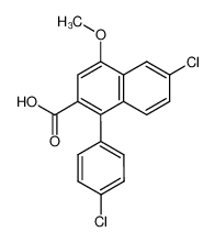 6-Chloro-1-(4-chloro-phenyl)-4-methoxy-naphthalene-2-carboxylic acid CAS:28799-35-1 manufacturer & supplier