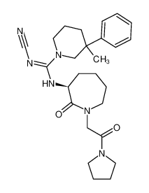 (Z)-N'-cyano-3-methyl-N-((S)-2-oxo-1-(2-oxo-2-(pyrrolidin-1-yl)ethyl)azepan-3-yl)-3-phenylpiperidine-1-carboximidamide CAS:288076-88-0 manufacturer & supplier