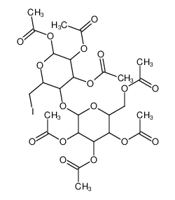 [3,4,5-triacetyloxy-6-[4,5,6-triacetyloxy-2-(iodomethyl)oxan-3-yl]oxyoxan-2-yl]methyl acetate CAS:28810-03-9 manufacturer & supplier