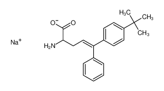 sodium (E)-2-amino-5-(4-(tert-butyl)phenyl)-5-phenylpent-4-enoate CAS:288100-56-1 manufacturer & supplier