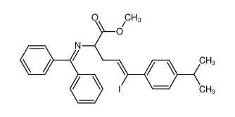 (Z)-2-(Benzhydrylidene-amino)-5-iodo-5-(4-isopropyl-phenyl)-pent-4-enoic acid methyl ester CAS:288101-11-1 manufacturer & supplier