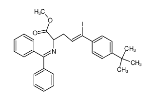 (Z)-2-(Benzhydrylidene-amino)-5-(4-tert-butyl-phenyl)-5-iodo-pent-4-enoic acid methyl ester CAS:288101-12-2 manufacturer & supplier