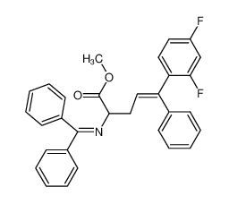 (E)-2-(Benzhydrylidene-amino)-5-(2,4-difluoro-phenyl)-5-phenyl-pent-4-enoic acid methyl ester CAS:288101-19-9 manufacturer & supplier