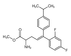 (E)-2-Amino-5-(2,4-difluoro-phenyl)-5-(4-isopropyl-phenyl)-pent-4-enoic acid methyl ester CAS:288101-32-6 manufacturer & supplier