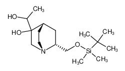 (1S,2R,4S,5R/S,10R/S)-2-(tert-butyldimethylsilyloxymethyl)-5-(5,10-dihydroxyethyl)-1-azabicyclo[2.2.2]octane CAS:288102-47-6 manufacturer & supplier