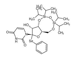 1-[1-C-Phenylseleno-3,5-O-(1,1,3,3-tetraisopropyldisiloxane-1,3-diyl)-β-D-ribo-pentofuranosyl]uracil CAS:288103-33-3 manufacturer & supplier