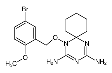 5-(5-bromo-2-methoxy-benzyloxy)-1,3,5-triaza-spiro[5.5]undeca-1,3-diene-2,4-diamine CAS:28814-04-2 manufacturer & supplier