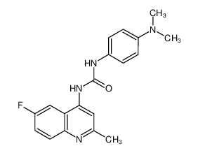 1-(4-(dimethylamino)phenyl)-3-(6-fluoro-2-methylquinolin-4-yl)urea CAS:288150-88-9 manufacturer & supplier