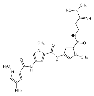 4-amino-N-(5-((5-((3-(dimethylamino)-3-iminopropyl)carbamoyl)-1-methyl-1H-pyrrol-3-yl)carbamoyl)-1-methyl-1H-pyrrol-3-yl)-1-methyl-1H-pyrrole-2-carboxamide CAS:288153-15-1 manufacturer & supplier