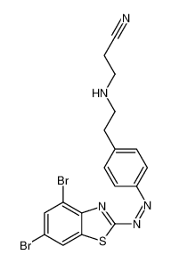 3-[2-[4-[(4,6-dibromo-1,3-benzothiazol-2-yl)diazenyl]phenyl]ethylamino]propanenitrile CAS:28824-41-1 manufacturer & supplier