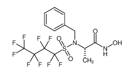 (S)-2-((N-benzyl-1,1,2,2,3,3,4,4,4-nonafluorobutyl)sulfonamido)-N-hydroxypropanamide CAS:288265-85-0 manufacturer & supplier