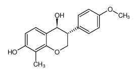 rel-(3R,4S)-3-(4-methoxyphenyl)-8-methylchromane-4,7-diol CAS:288267-10-7 manufacturer & supplier