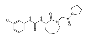 (S)-1-(3-chlorophenyl)-3-(2-oxo-1-(2-oxo-2-(pyrrolidin-1-yl)ethyl)azepan-3-yl)thiourea CAS:288269-58-9 manufacturer & supplier