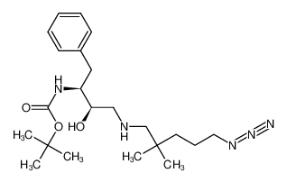 tert-butyl N-(1S,2R)-3-[(5-azido-2,2-dimethylpentyl)amino]-1-benzyl-2-hydroxypropylcarbamate CAS:288295-95-4 manufacturer & supplier