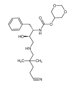 {(1S,2R)-1-Benzyl-3-(4-cyano-2,2-dimethyl-butylamino)-2-hydroxy-propyl}-carbamic acid [1,3]dioxan-5-yl ester CAS:288296-69-5 manufacturer & supplier