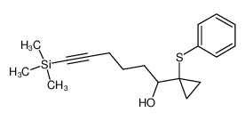 6-(trimethylsilyl)-1-(1'-phenylthiocyclopropyl)hex-5-yn-1-ol CAS:288304-19-8 manufacturer & supplier