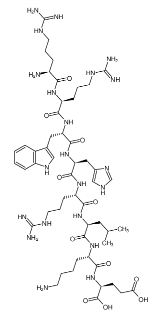 L-Glutamic acid,L-arginyl-L-arginyl-L-tryptophyl-L-histidyl-L-arginyl-L-leucyl-L-lysyl- CAS:288319-33-5 manufacturer & supplier