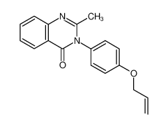 3-(4-allyloxy-phenyl)-2-methyl-3H-quinazolin-4-one CAS:28835-99-6 manufacturer & supplier