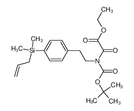 ({2-[4-(Allyl-dimethyl-silanyl)-phenyl]-ethyl}-tert-butoxycarbonyl-amino)-oxo-acetic acid ethyl ester CAS:288372-52-1 manufacturer & supplier