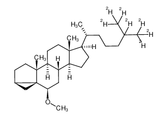 6β-methoxy-3α,5-cyclo-5α-25,26,26,26,27,27,27-d7-cholestane CAS:288374-36-7 manufacturer & supplier