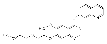 6-methoxy-7-(2-(2-methoxyethoxy)ethoxy)-4-(quinolin-7-yloxy)quinazoline CAS:288382-16-1 manufacturer & supplier