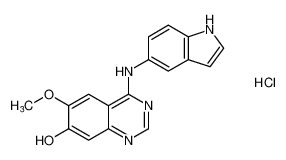 4-((1H-indol-5-yl)amino)-6-methoxyquinazolin-7-ol hydrochloride CAS:288385-73-9 manufacturer & supplier