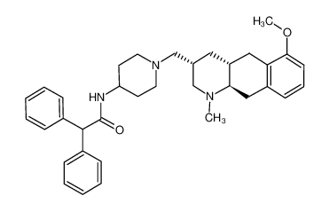 N-[1-((3S,4aR,10aR)-6-Methoxy-1-methyl-1,2,3,4,4a,5,10,10a-octahydro-benzo[g]quinolin-3-ylmethyl)-piperidin-4-yl]-2,2-diphenyl-acetamide CAS:288388-67-0 manufacturer & supplier