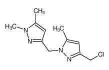 3-(chloromethyl)-1-((1,5-dimethyl-1H-pyrazol-3-yl)methyl)-5-methyl-1H-pyrazole CAS:288390-67-0 manufacturer & supplier