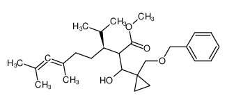 (S)-2-[(1-Benzyloxymethyl-cyclopropyl)-hydroxy-methyl]-3-isopropyl-6,8-dimethyl-nona-6,7-dienoic acid methyl ester CAS:288401-41-2 manufacturer & supplier