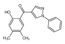 (2-hydroxy-4,5-dimethylphenyl)-(1-phenylpyrazol-4-yl)methanone CAS:288401-65-0 manufacturer & supplier