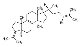 (3aS,5aR,6R,8aR,10aS)-6-((R)-4-Bromo-1,5-dimethyl-hex-4-enyl)-1-isopropylidene-3a,5a,8a-trimethyl-1,2,3,3a,4,5,5a,6,7,8,8a,9,10,10a-tetradecahydro-dicyclopenta[a,f]naphthalene CAS:28847-51-0 manufacturer & supplier