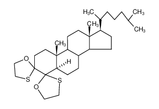 Cholestan-3,4-dion-bis-(ethylen-monothioketal) CAS:28856-67-9 manufacturer & supplier