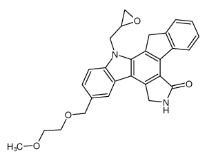 9-((2-methoxyethoxy)methyl)-12-(oxiran-2-ylmethyl)-6,7,12,13-tetrahydro-5H-indeno[2,1-a]pyrrolo[3,4-c]carbazol-5-one CAS:288569-32-4 manufacturer & supplier