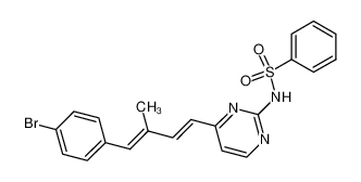 N-{4-[4-(4-bromo-phenyl)-3-methyl-buta-1,3-dienyl]-pyrimidin-2-yl}-benzenesulfonamide CAS:28858-61-9 manufacturer & supplier