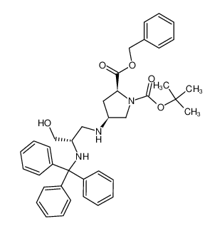 N-[(2S,4S)-4-[2-(benzyloxycarbonyl)-1-(tert-butyloxycarbonyl)pyrrolidinyl]]-(2S)-triphenylmethylamino-3-hydroxypropylamine CAS:288582-47-8 manufacturer & supplier