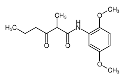 N-(2,5-dimethoxyphenyl)-2-methyl-3-oxohexanamide CAS:288613-85-4 manufacturer & supplier