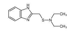 S-(1H-benzoimidazol-2-ylmethyl)-N,N-diethyl-thiohydroxylamine CAS:28864-02-0 manufacturer & supplier