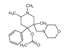 4-acetoxy-1,2,5-trimethyl-5-morpholin-4-ylmethyl-4-phenyl-piperidine CAS:28866-29-7 manufacturer & supplier