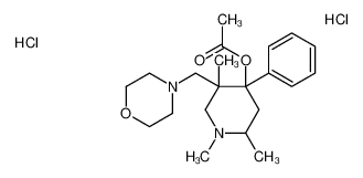 [1,2,5-trimethyl-5-(morpholin-4-ylmethyl)-4-phenylpiperidin-4-yl] acetate,dihydrochloride CAS:28866-30-0 manufacturer & supplier