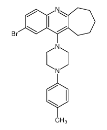 2-bromo-11-(4-p-tolyl-piperazin-1-yl)-7,8,9,10-tetrahydro-6H-cyclohepta[b]quinoline CAS:28869-35-4 manufacturer & supplier